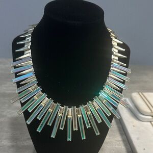 Kendra Scott Gold and Iridescent Necklace